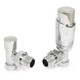 DELTA-AG-C - Delta Angled TRV Chrome Thermostatic Radiator Valve DELTA-AG-C - Delta Angled TRV Chrome Thermostatic Radiator Valve